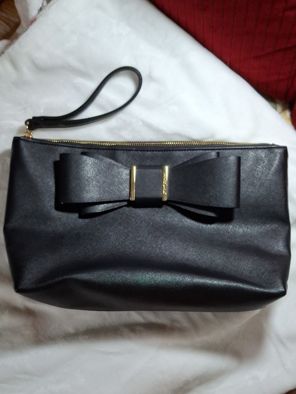 Betsey Johnson 93.5Black Bow Wristlet Clutch - Women's Fashion Bag